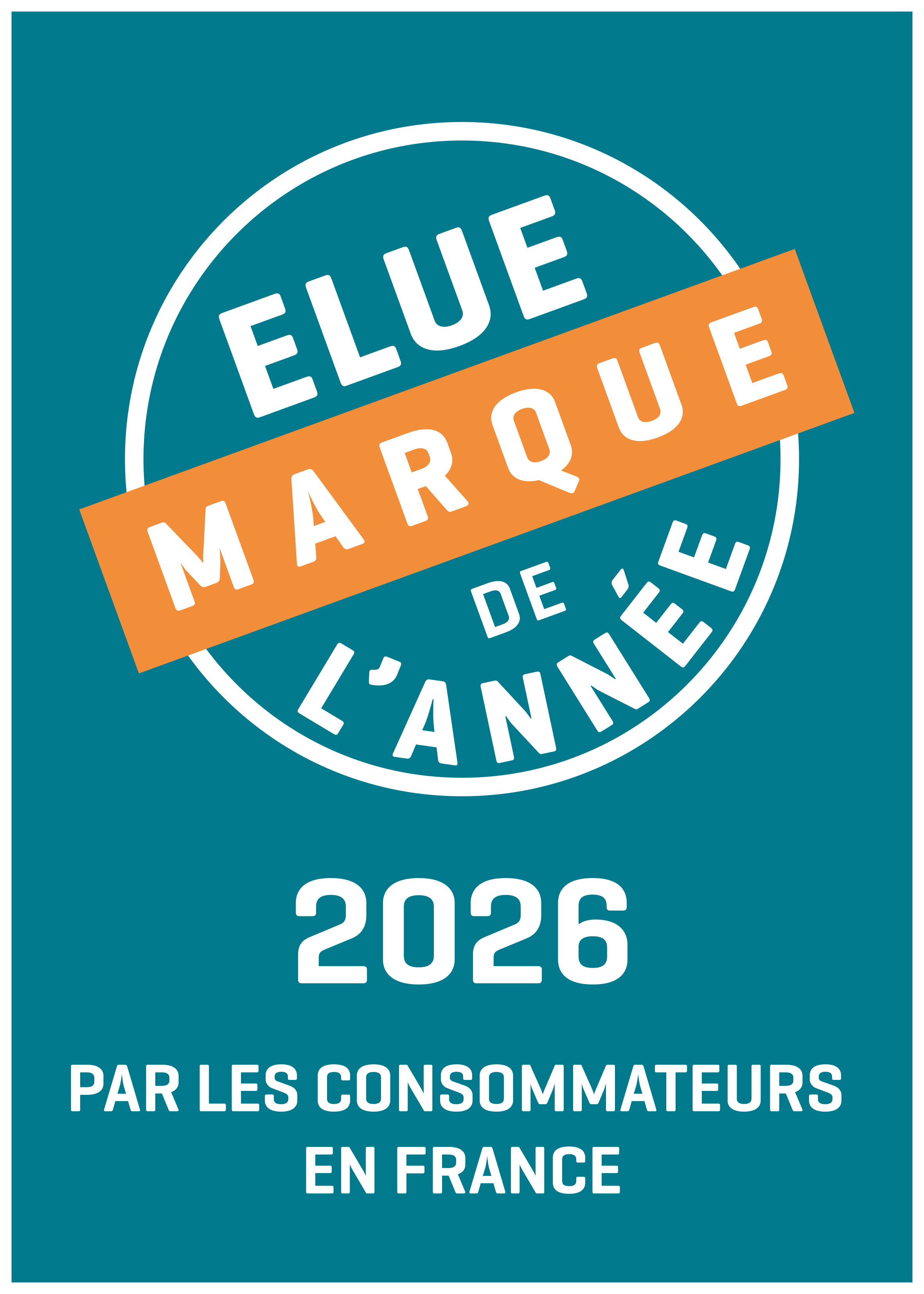 Logo élue marque de l'année 2026