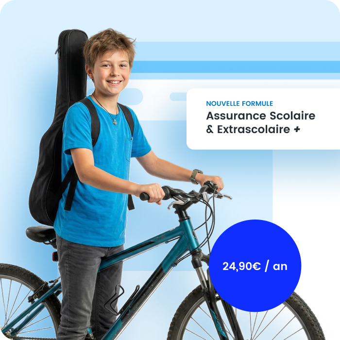 Enfant serein sur un vélo