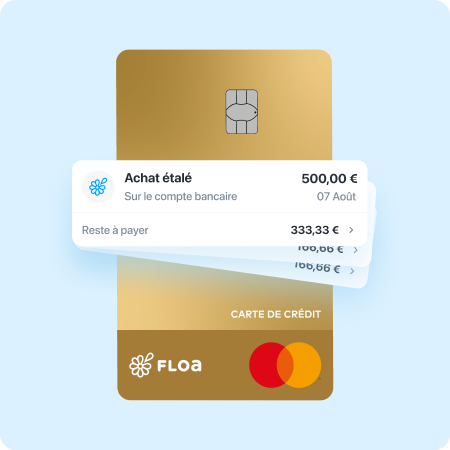 étaler vos paiements par carte gold