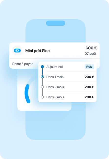 Marie rembourse son mini crédit en moins de 90 jours.
