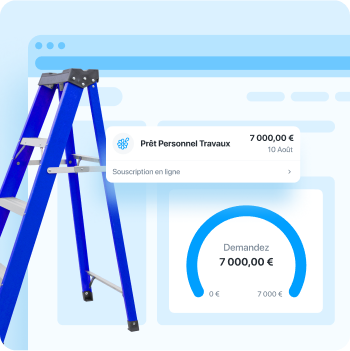 Montant, durée et taux de votre crédit travaux