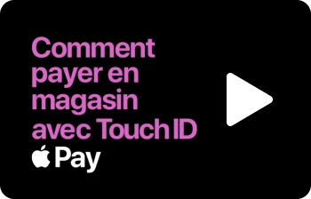 Comment payer en magasin avec Apple Pay avec l'iPhone, en utilisant Touch ID.